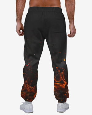 Baptized In Fire Matthew 3:11 All Over Print Jogger Pants