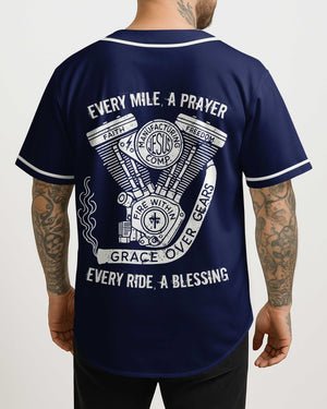 Every Mile A Prayer Grace Over Gears Every Ride A Blessing Jersey