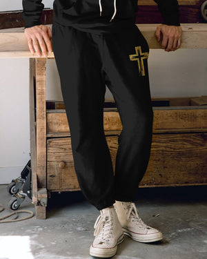God Steps In Miracles Happen All Over Print Jogger Pants