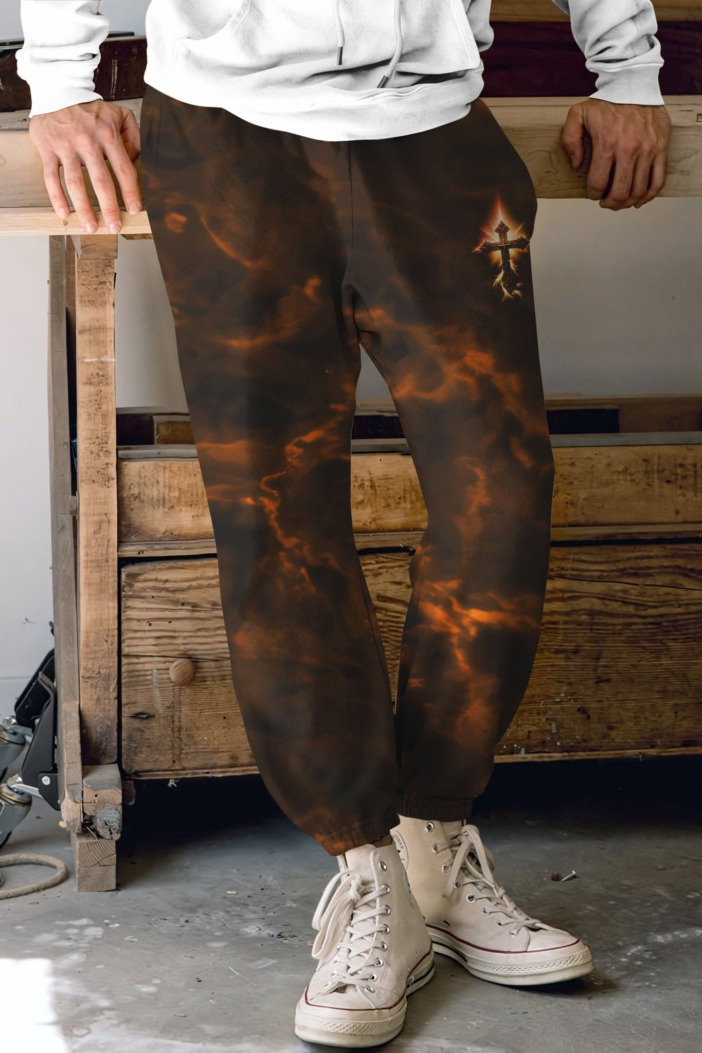 A Child Of God A Man Of Faith A Warrior Of Christ All Over Print Jogger Pants