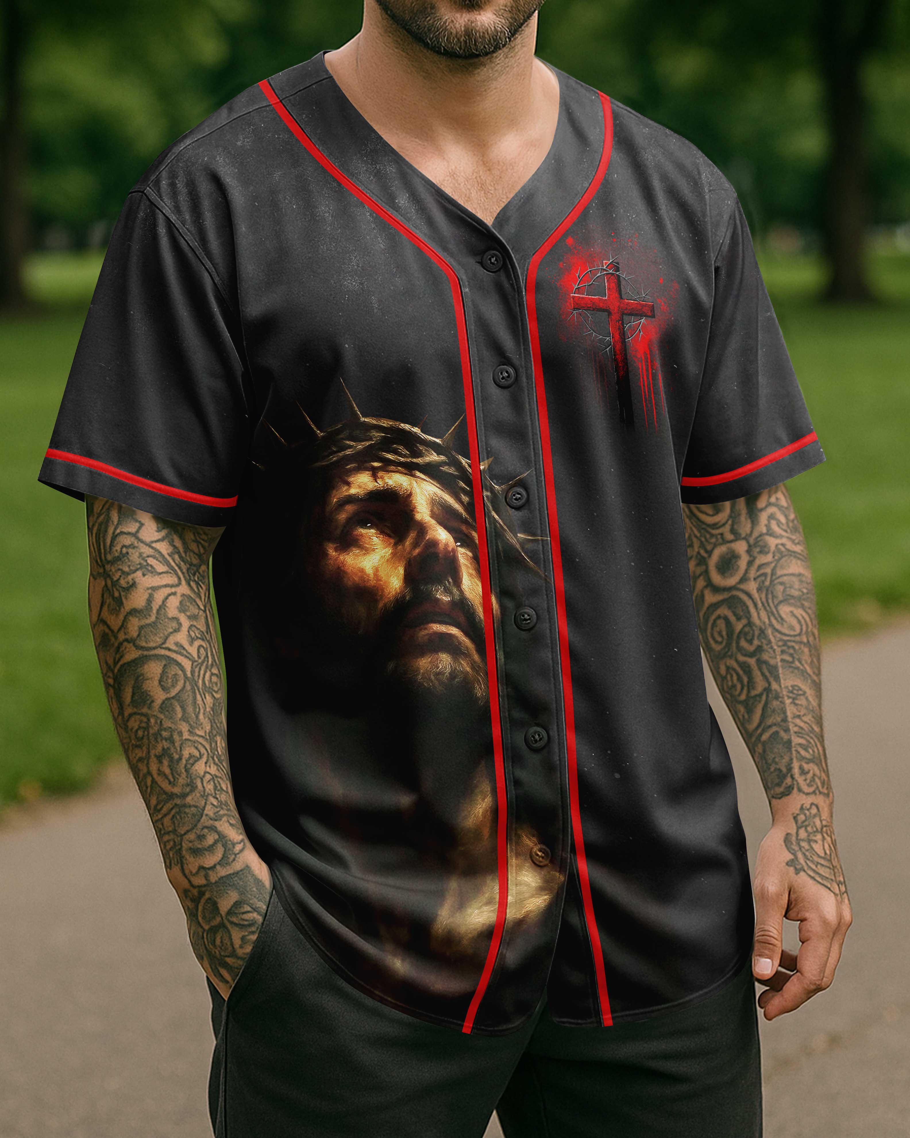 He Died For Me All Over Print Jersey