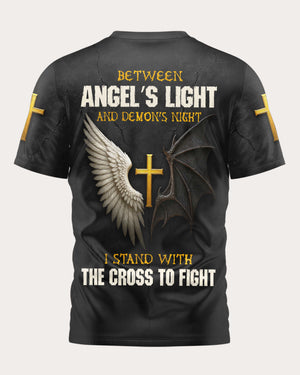 Between Angel's Light All Over Print T-Shirt