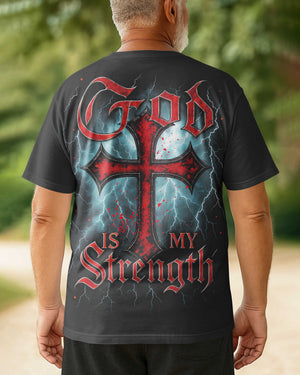 God Is My Strength All Over Print T-Shirt
