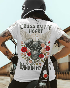 Cross On My Heart Wind In My Hair T-Shirt