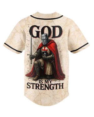 God Is My Strength All Over Print Jersey