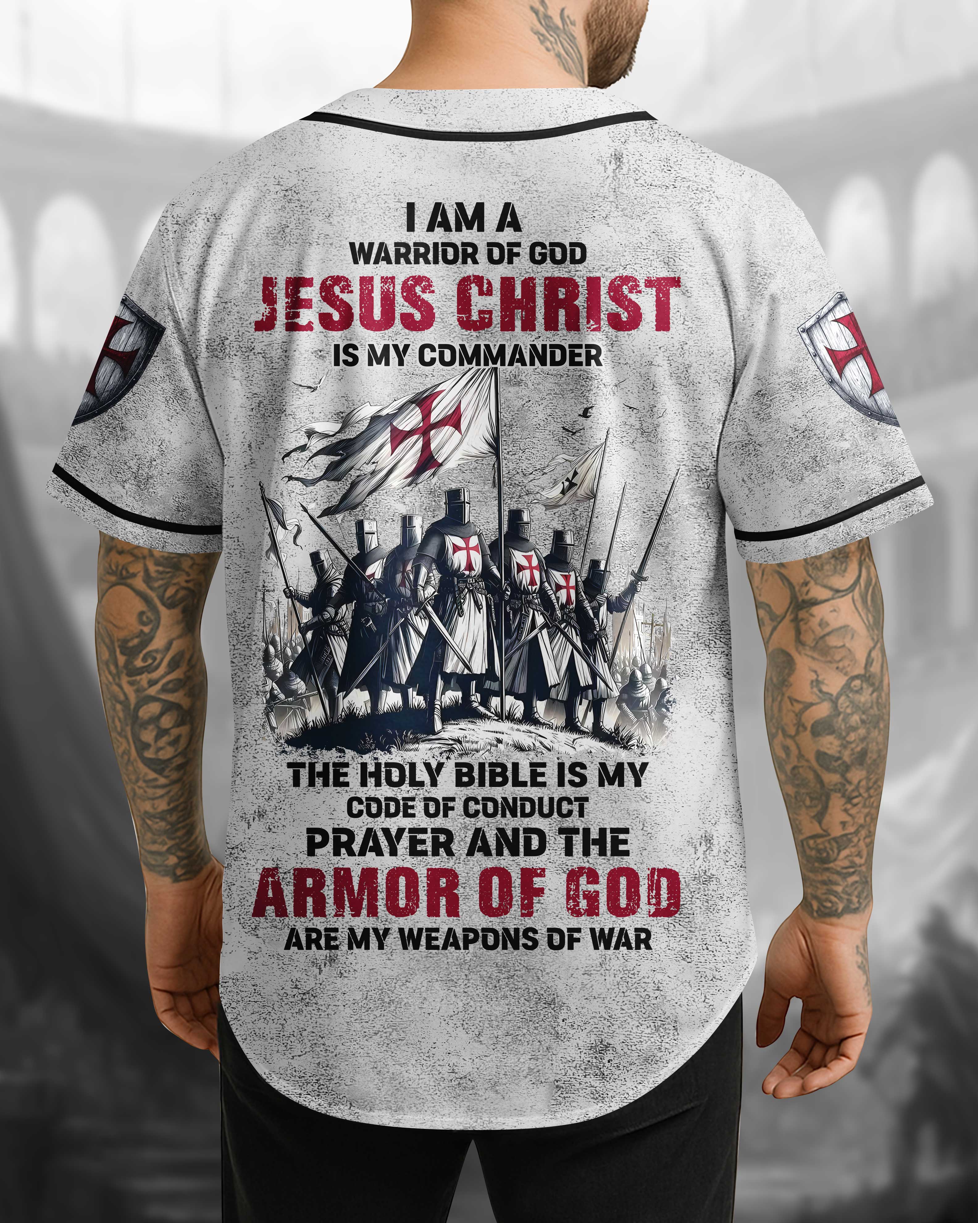 I Am A Warrior Of God Jesus Christ Is My Commander Shirt