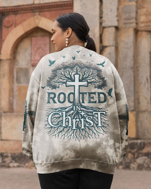 Rooted In Christ All Over Print Sweater
