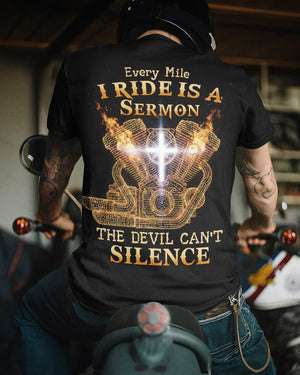 Every Mile I Ride All Over Print T-Shirt
