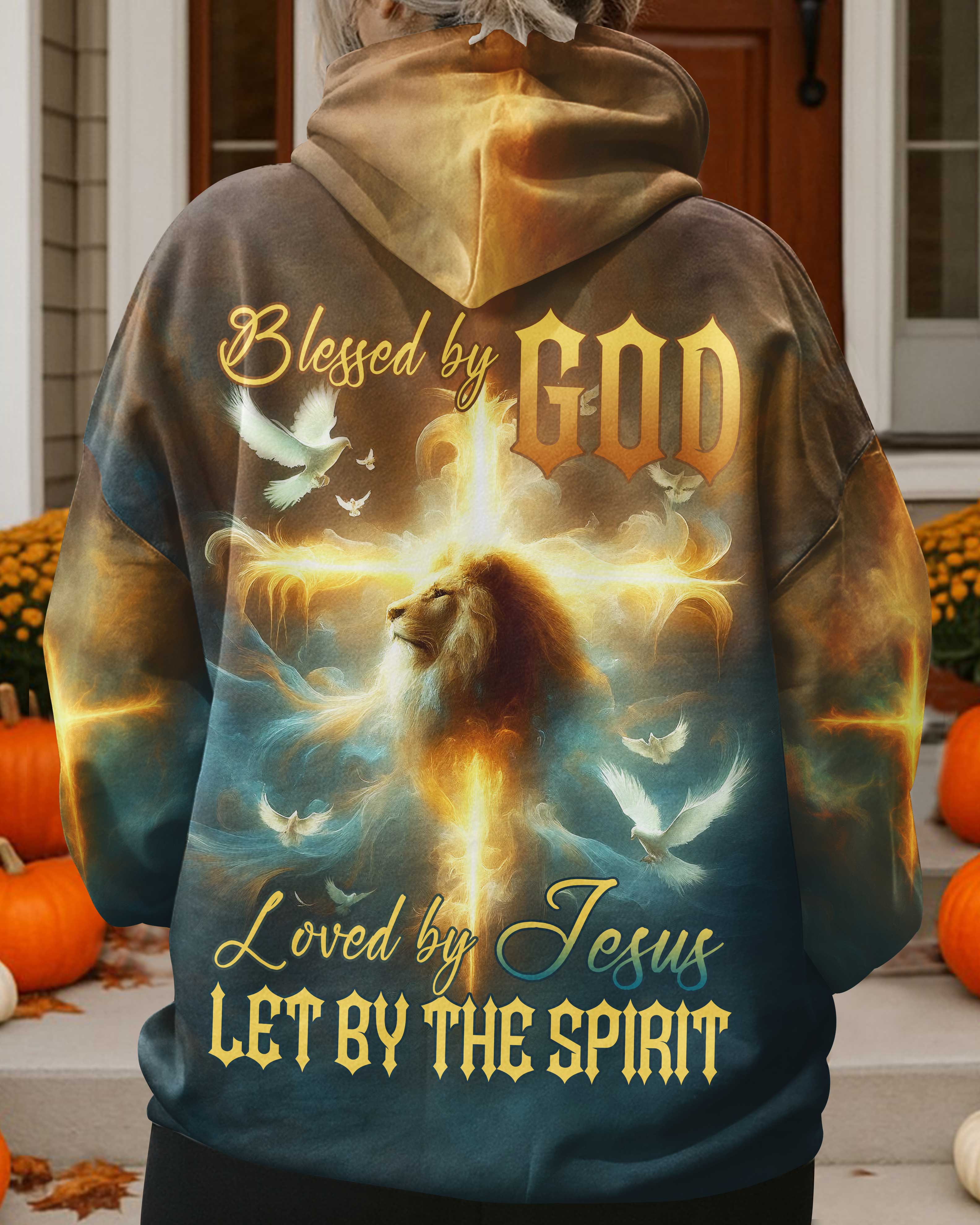 Blessed By God Loved By Jesus Let By The Spirit Shirt