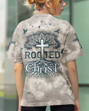 Rooted In Christ All Over Print T-shirt