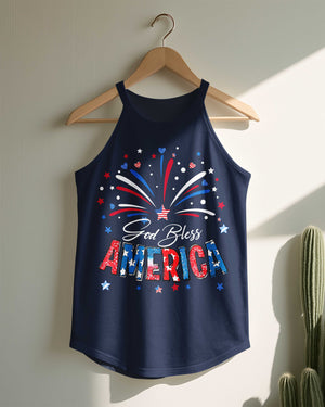 God Bless America Rocker Tank Top