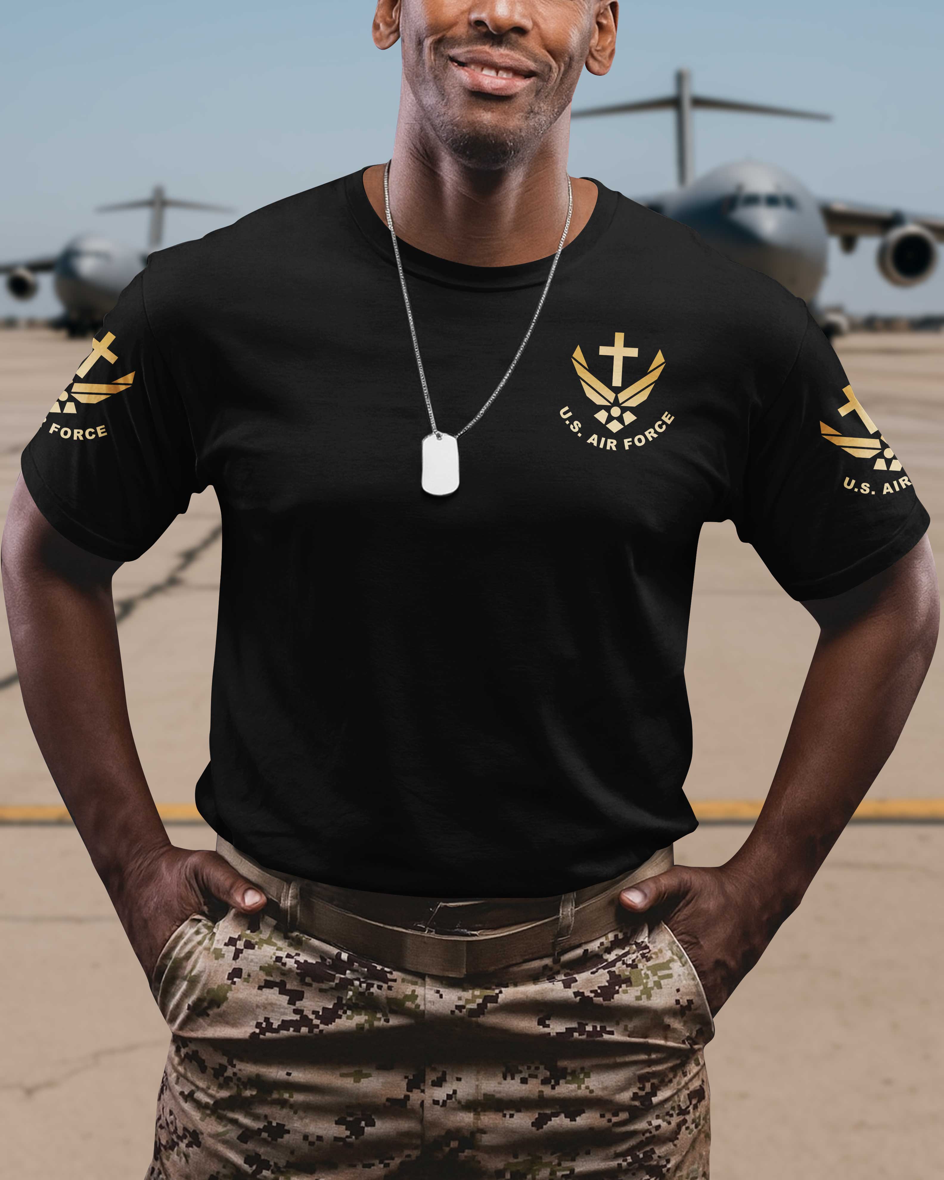 I Flew With The Air Force All Over Print T-Shirt