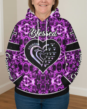 Blessed Grandma Mom Wife All Over Print Shirt