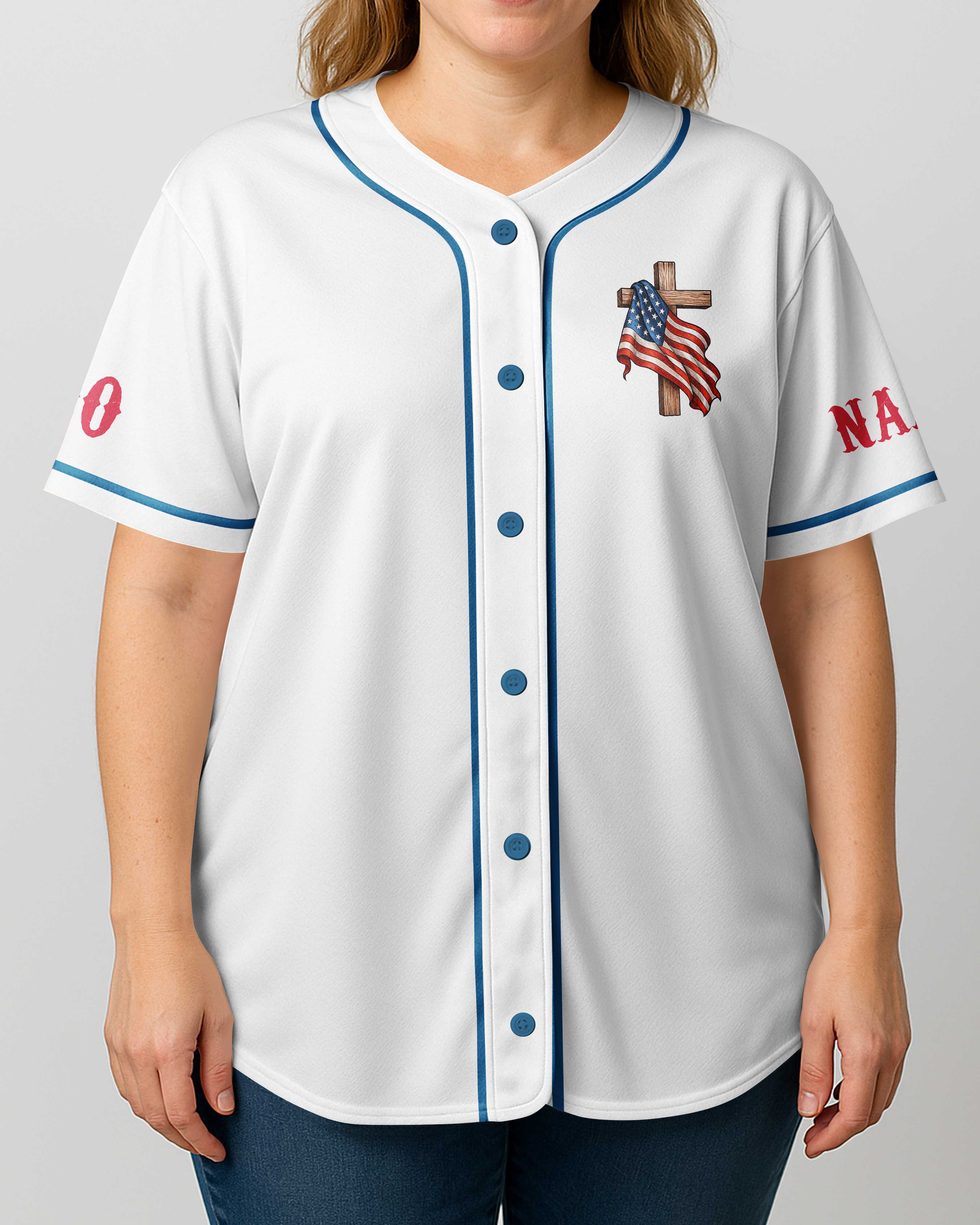 Saved By That Amazing Grace All Over Print Jersey