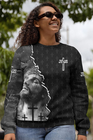 Love Has Conquered The Grave All Over Print Sweater