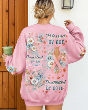 Blessed By God Spoiled By My Husband Protected By Both Shirts