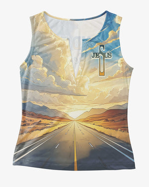 Stand Firm In The Faith Be Courageous Be Strong All Over Print V-neck Tank Top