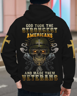 God Took The Strongest Americans And Made Them Veterans Shirt