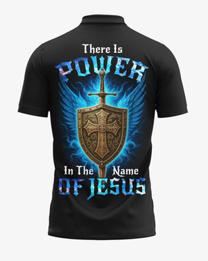 There Is Power All Over Print Polo