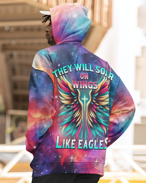 They Will Soar On Wings Like Eagles All Over Print Zip Hoodie