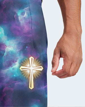 For We Walk By Faith Not By Sight All Over Print Jogger Pants