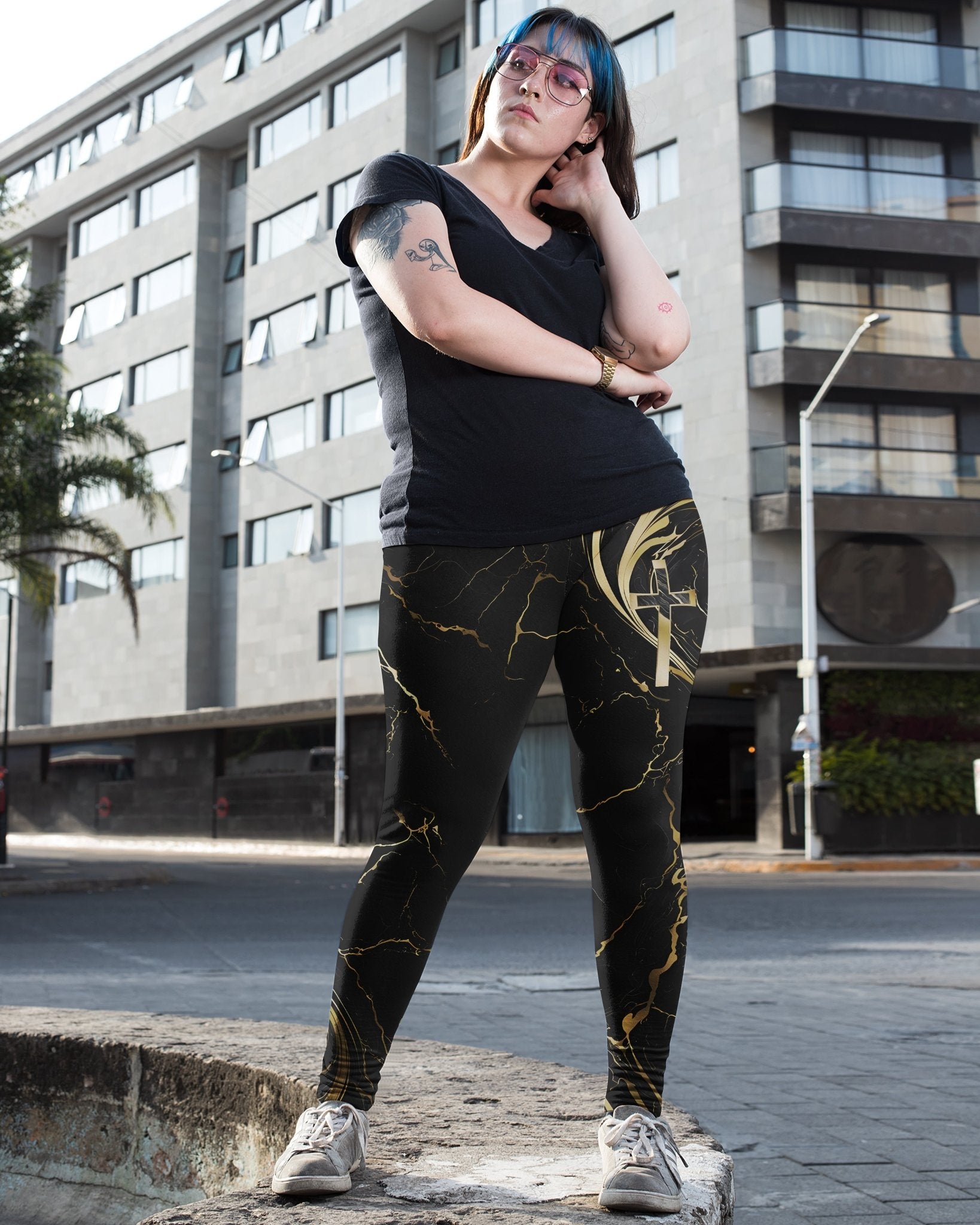 God Is Good All Over Print Leggings