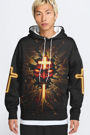 The Devil Is A Liar All Over Print Hoodie