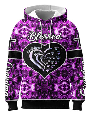 Blessed Grandma Mom Wife All Over Print Shirt