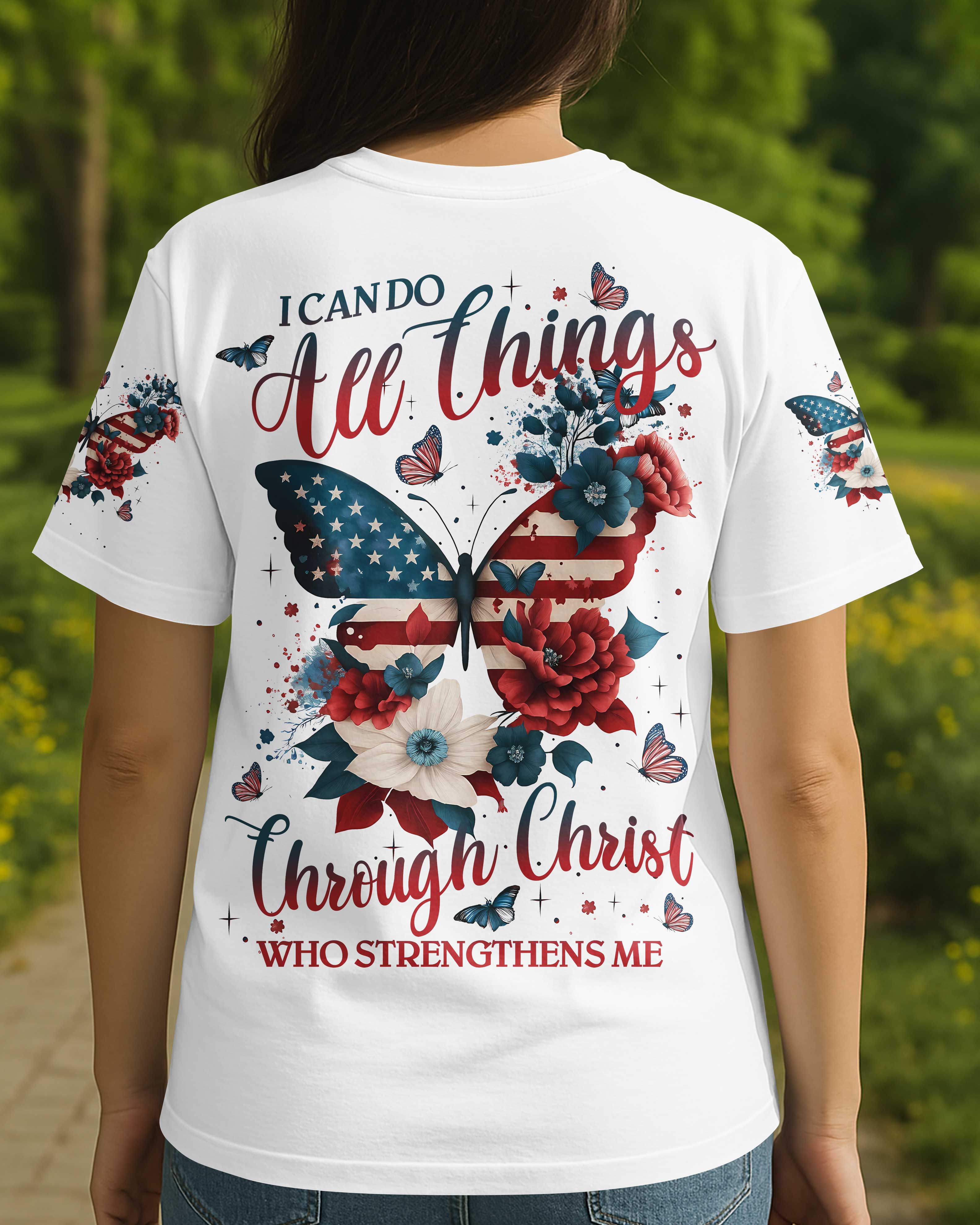 I Can Do All Things Through Christ All Over Print T-Shirt