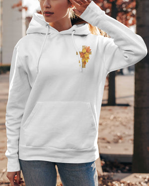 Fall For Jesus He Never Leaves Hoodie