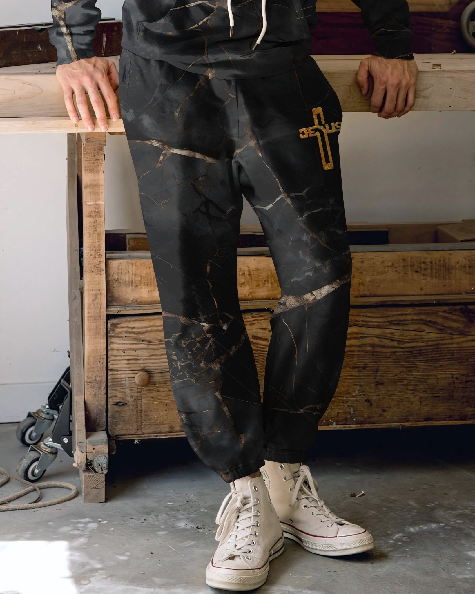 Death Could Not Hold Him All Over Print Jogger Pants