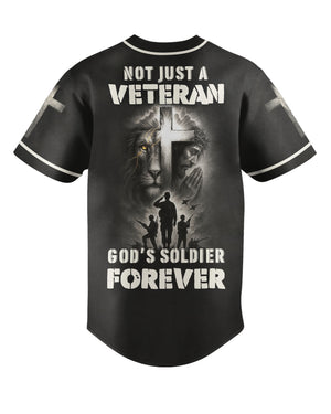 Not Just A Veteran God's Soldier Forever Jersey