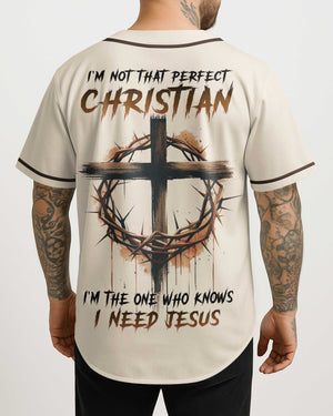 I'm Not That Perfect Christian All Over Print Jersey