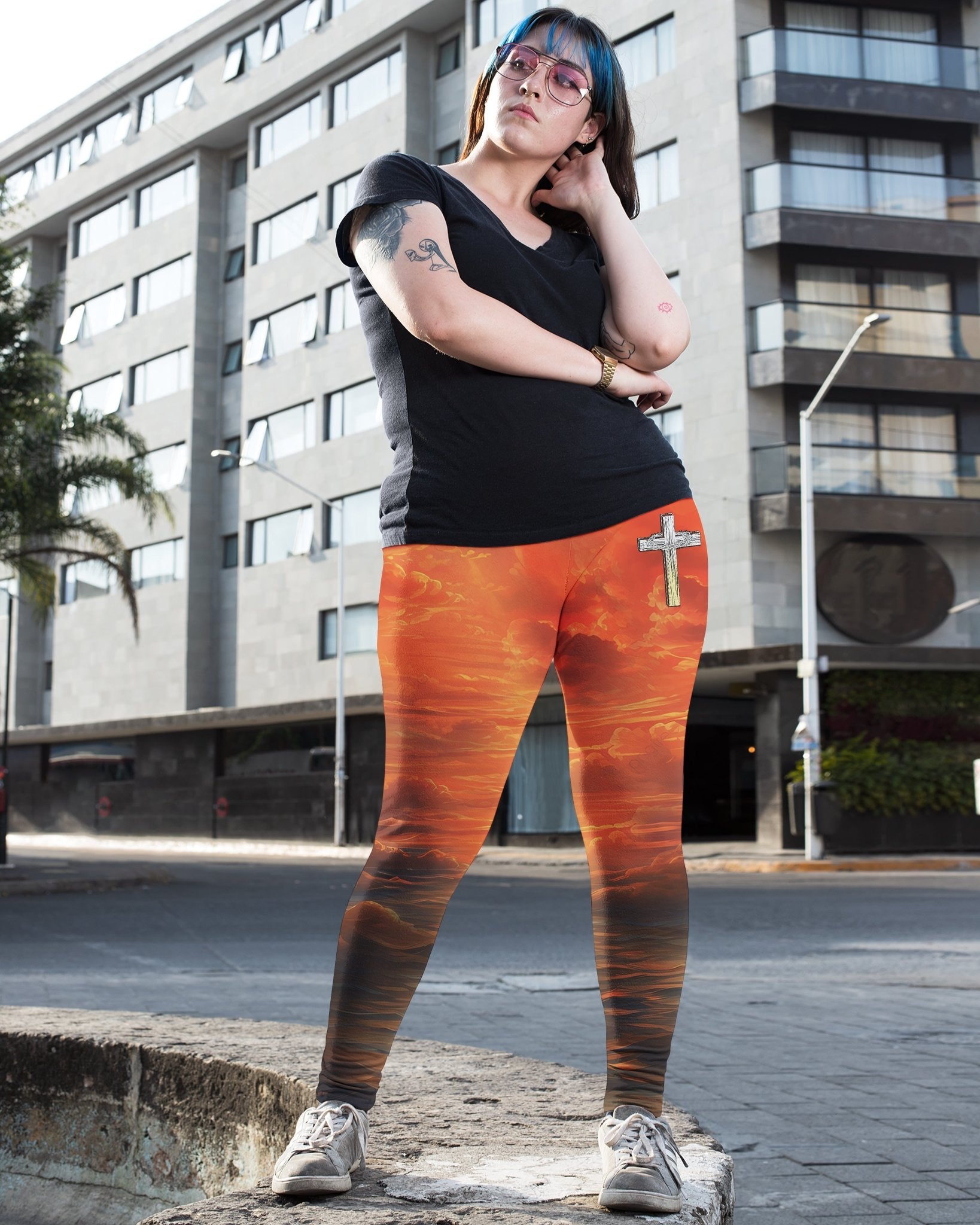 Trust In The Lord All Over Print Leggings