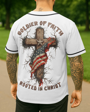 Soldier Of Faith Rooted In Christ All Over Print Jersey
