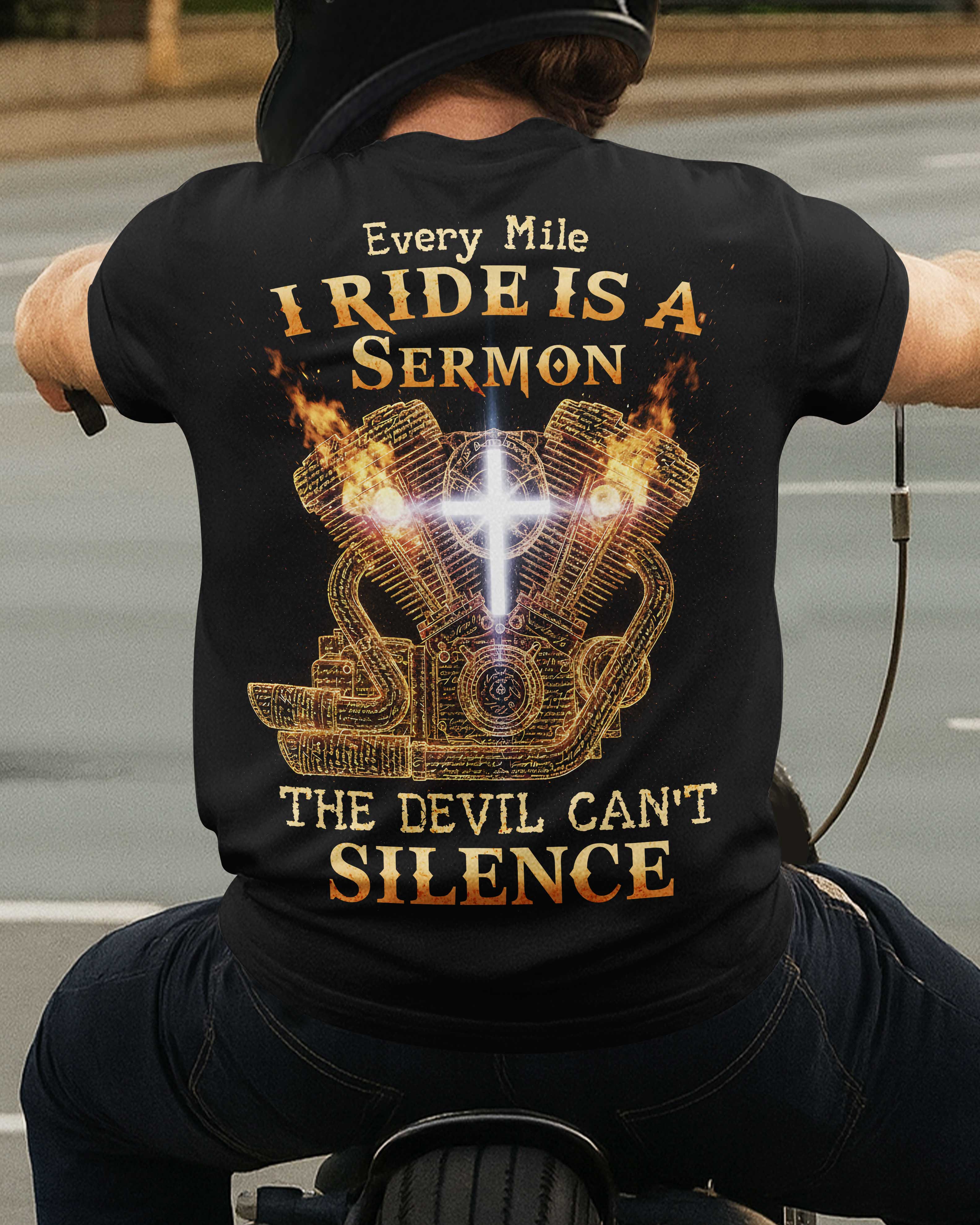 Every Mile I Ride All Over Print T-Shirt
