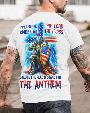 I Will Serve The Lord All Over Print T-Shirt