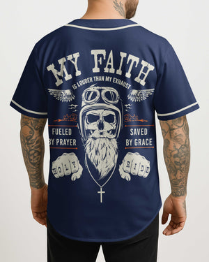 My Faith Is Louder Than My Exhaust All Over Print Jersey