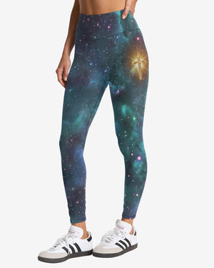 Whoever Drinks The Water I Give Them Will Never Thirst All Over Print Leggings