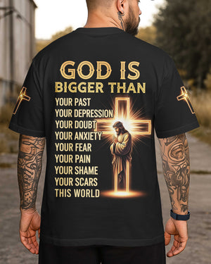 God Is Bigger Than All Over Print T-Shirt