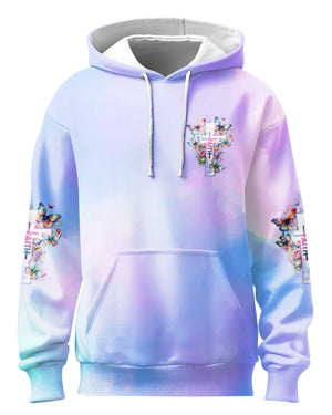 God Says You Are Unique All Over Print Hoodie