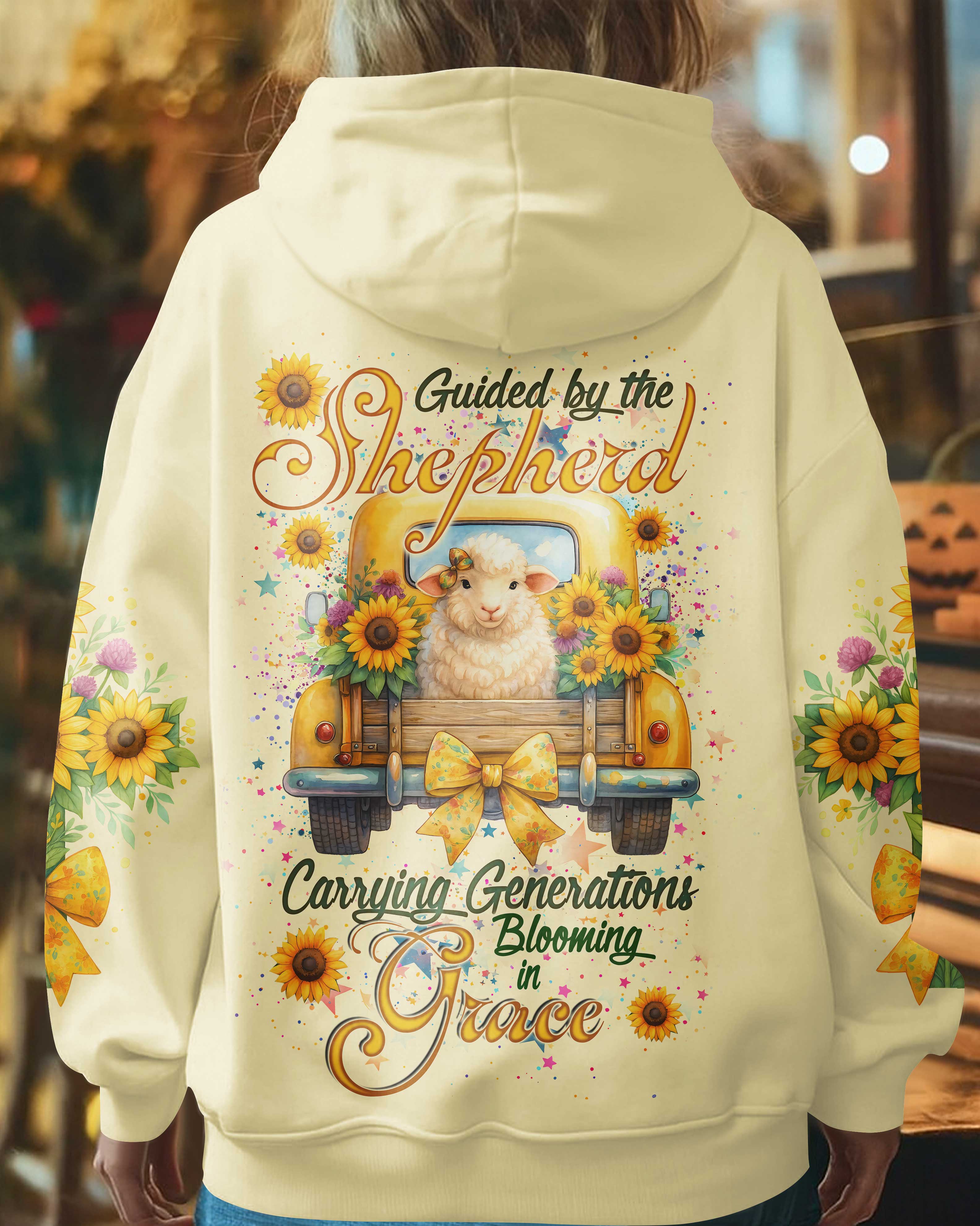 Guided By The Shepherd Carrying Generations Blooming In Grace Shirts