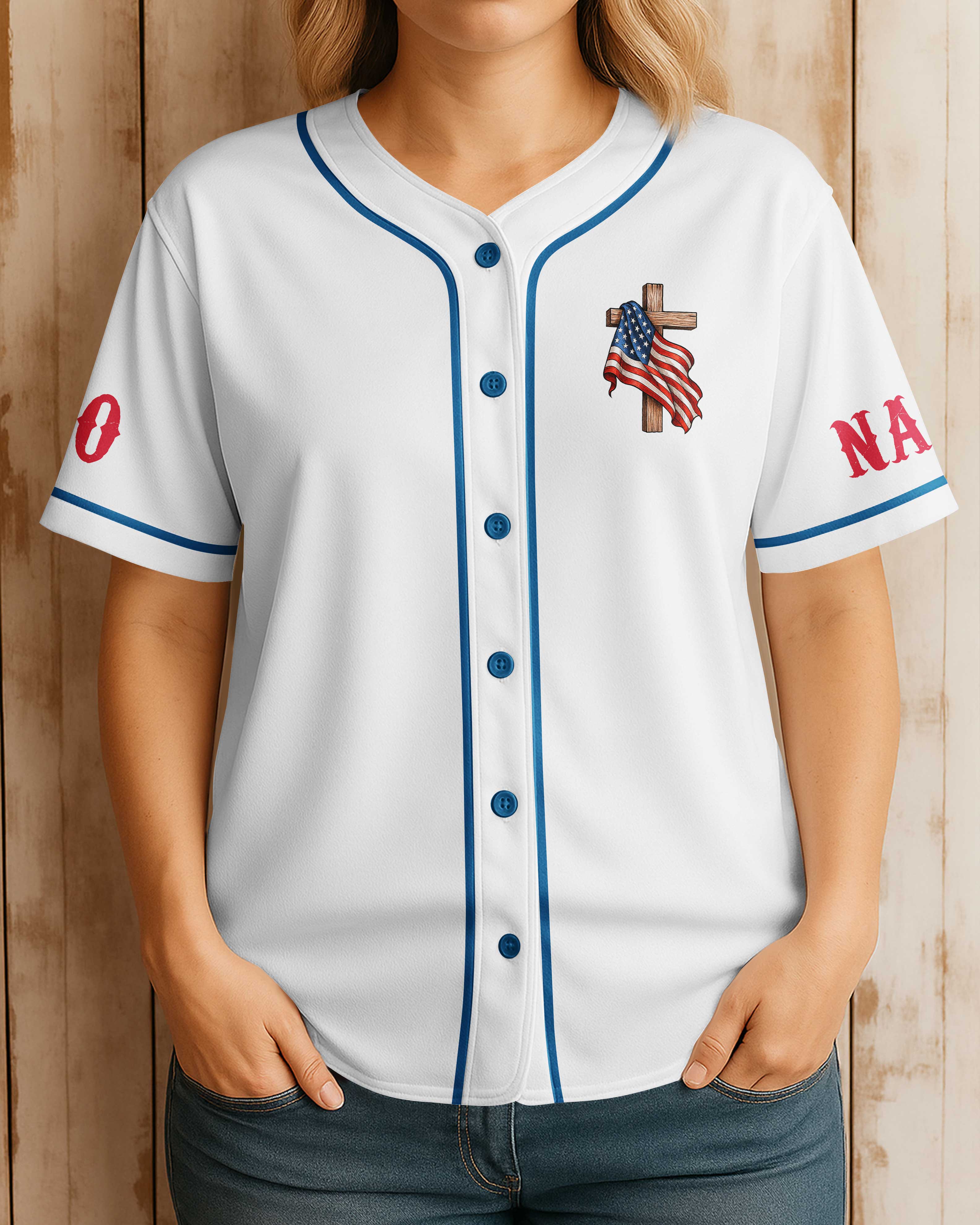 Saved By That Amazing Grace All Over Print Jersey