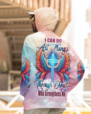I Can Do All Things Through Christ Who Strengthens Me All Over Print Zip Hoodie