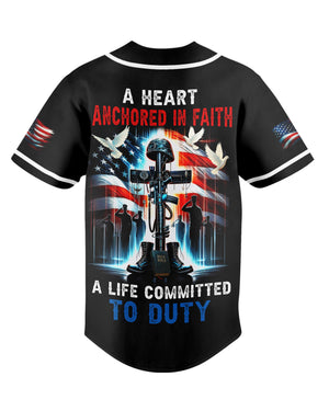 A Heart Anchored In Faith All Over Print Jersey