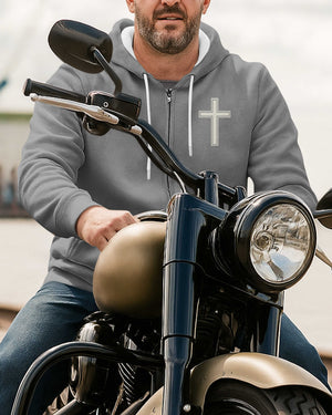 My Faith Is Louder Than My Exhaust Zip Hoodie