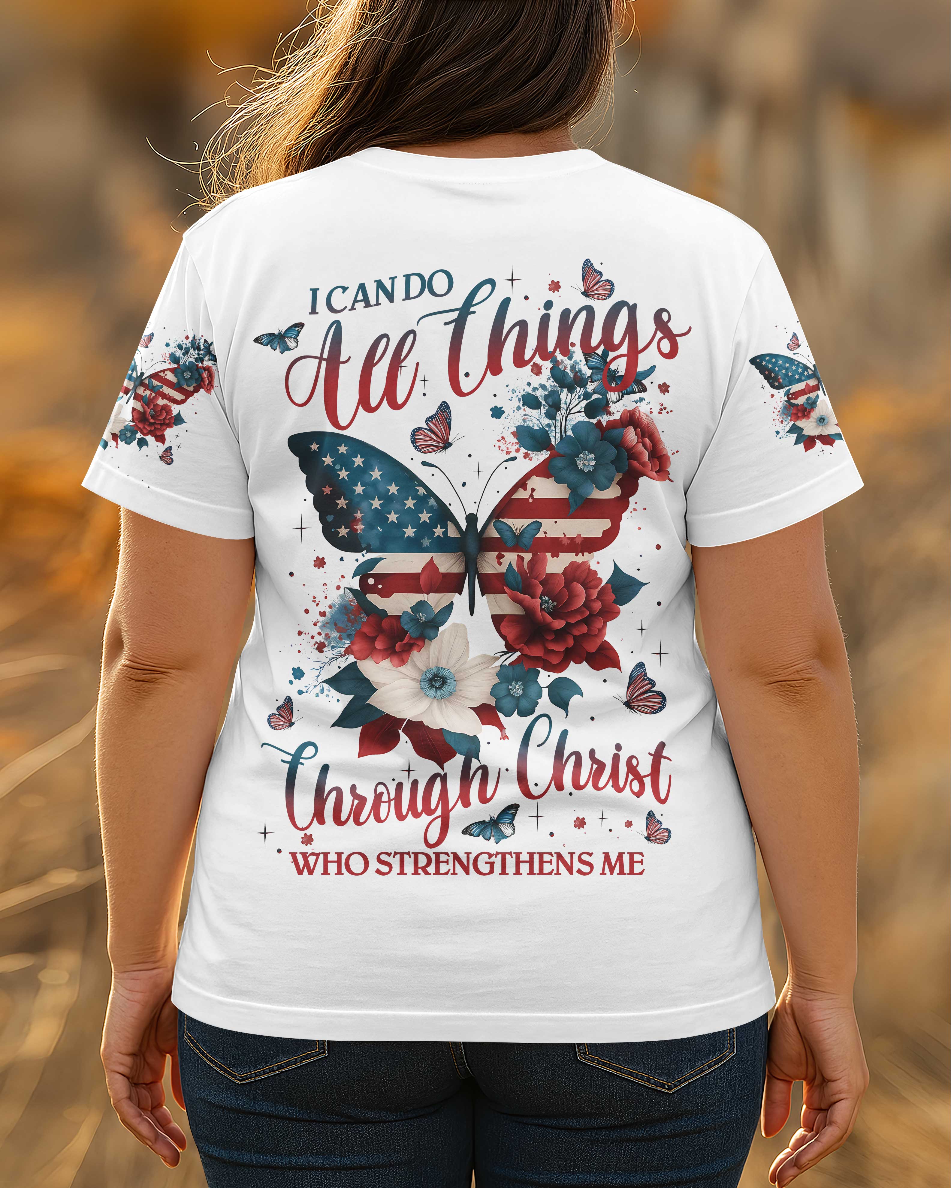 I Can Do All Things Through Christ All Over Print T-Shirt