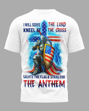 I Will Serve The Lord All Over Print T-Shirt