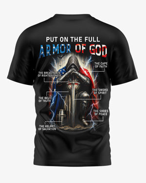 Put On The Full Armor Of God All Over Print T-Shirt