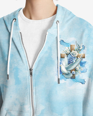 Lord Stood With Me And Gave Me Strength All Over Print Zip Hoodie